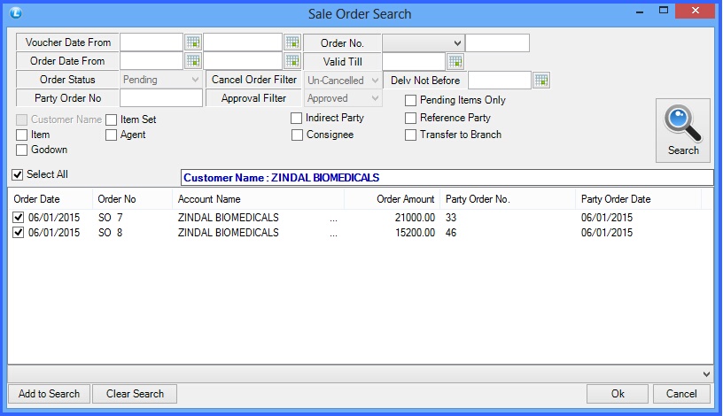 sale order search